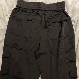 Silky Black Jogger pants